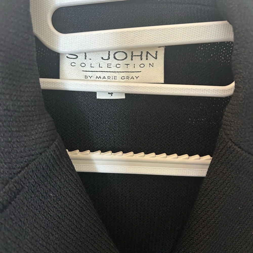 St. John Collection Double-Breasted Santana Knit … - image 5